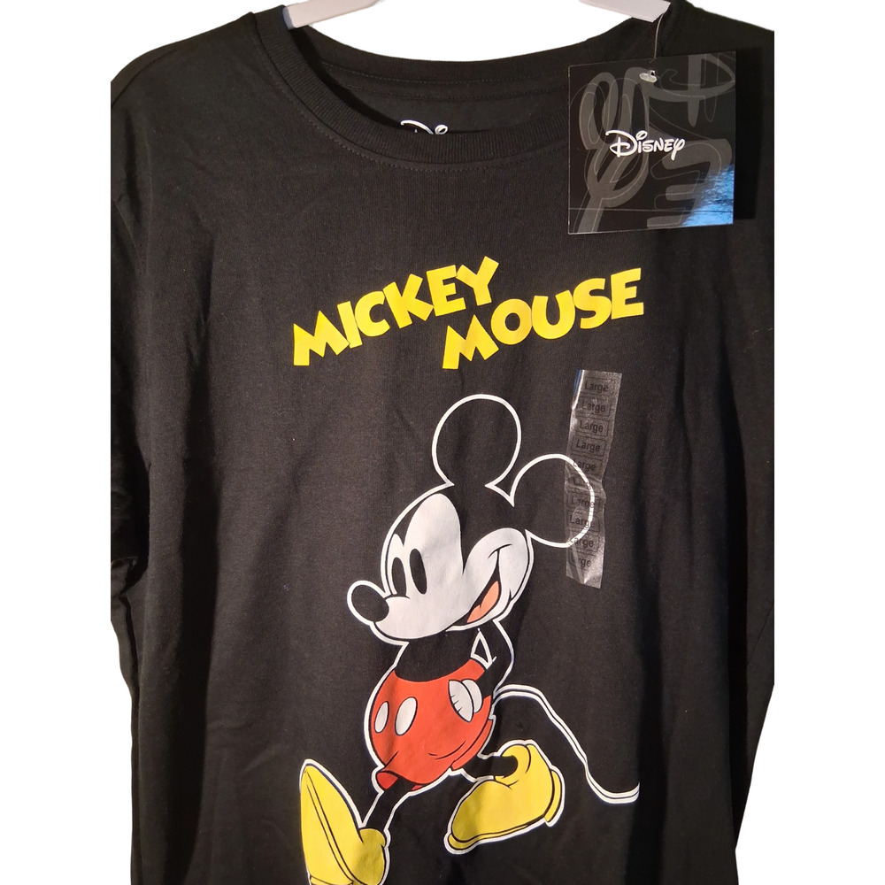 Disney Mickey Mouse T-Shirt Adult Short Sleeve Size Large